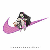 Nike Nezuko Kamado Demon Slayer - Embroidery Design - FineryEmbroidery